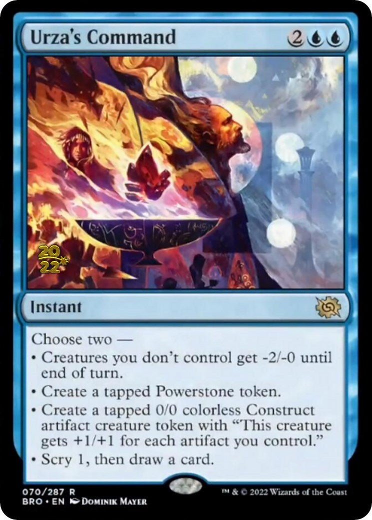 Urza's Command [The Brothers' War: Prerelease Promos] | Exor Games Summserside