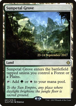Sunpetal Grove [Ixalan Promos] | Exor Games Summserside