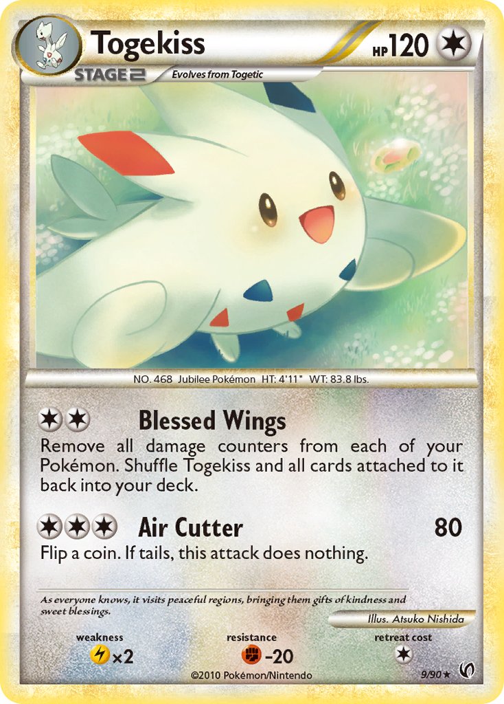 Togekiss (9/90) (Theme Deck Exclusive) [HeartGold & SoulSilver: Undaunted] | Exor Games Summserside