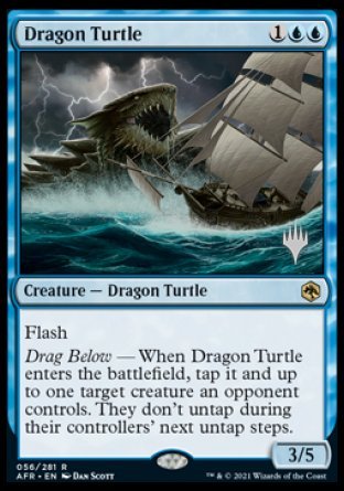 Dragon Turtle (Promo Pack) [Dungeons & Dragons: Adventures in the Forgotten Realms Promos] | Exor Games Summserside