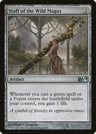 Staff of the Wild Magus [Magic 2014] | Exor Games Summserside