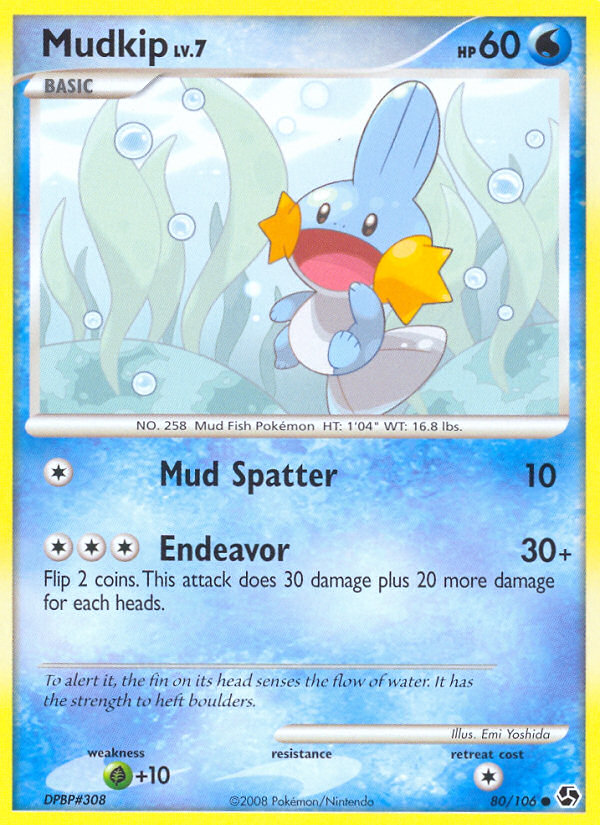 Mudkip (80/106) [Diamond & Pearl: Great Encounters] | Exor Games Summserside