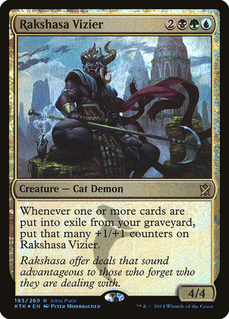 Rakshasa Vizier [Khans of Tarkir Promos] | Exor Games Summserside