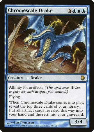 Chromescale Drake [Darksteel] | Exor Games Summserside