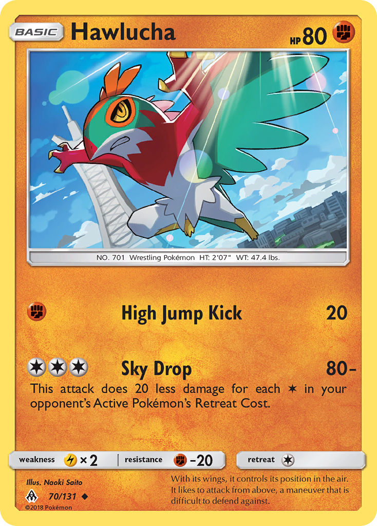 Hawlucha (70/131) [Sun & Moon: Forbidden Light] | Exor Games Summserside