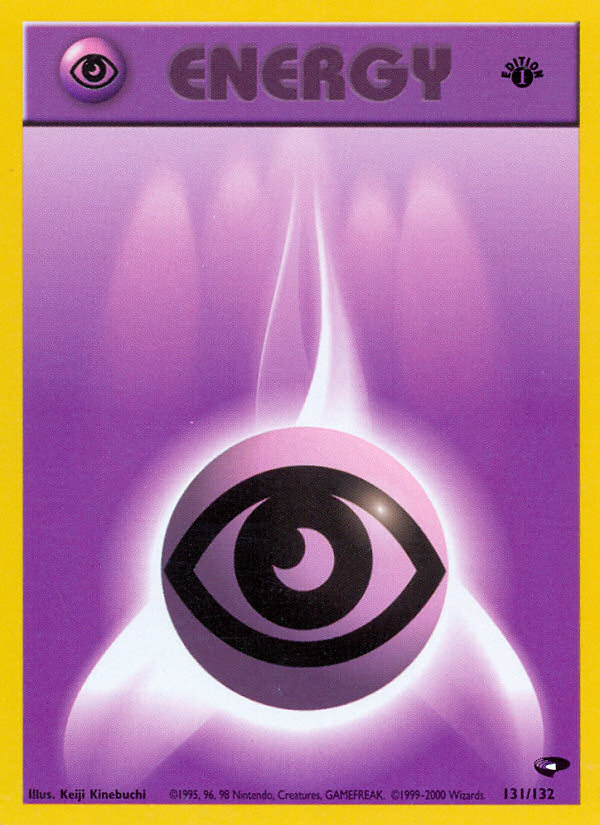 Psychic Energy (131/132) [Gym Challenge 1st Edition] | Exor Games Summserside