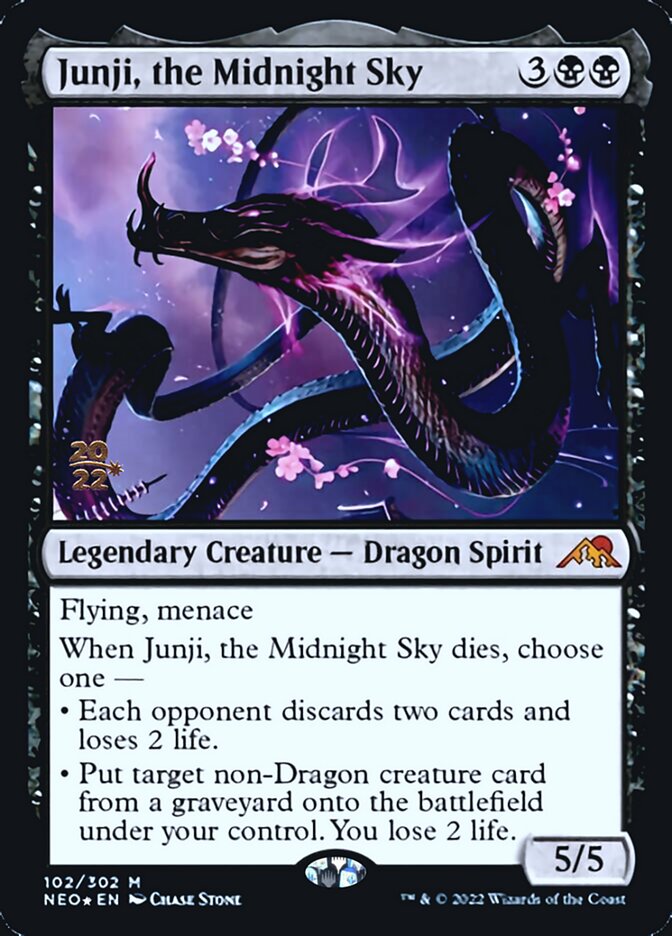 Junji, the Midnight Sky [Kamigawa: Neon Dynasty Prerelease Promos] | Exor Games Summserside