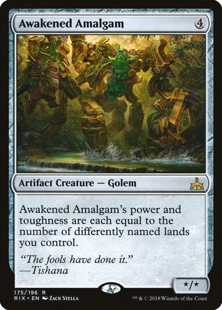 Awakened Amalgam [Rivals of Ixalan] | Exor Games Summserside