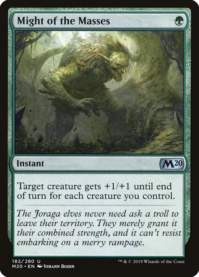 Might of the Masses [Core Set 2020] | Exor Games Summserside