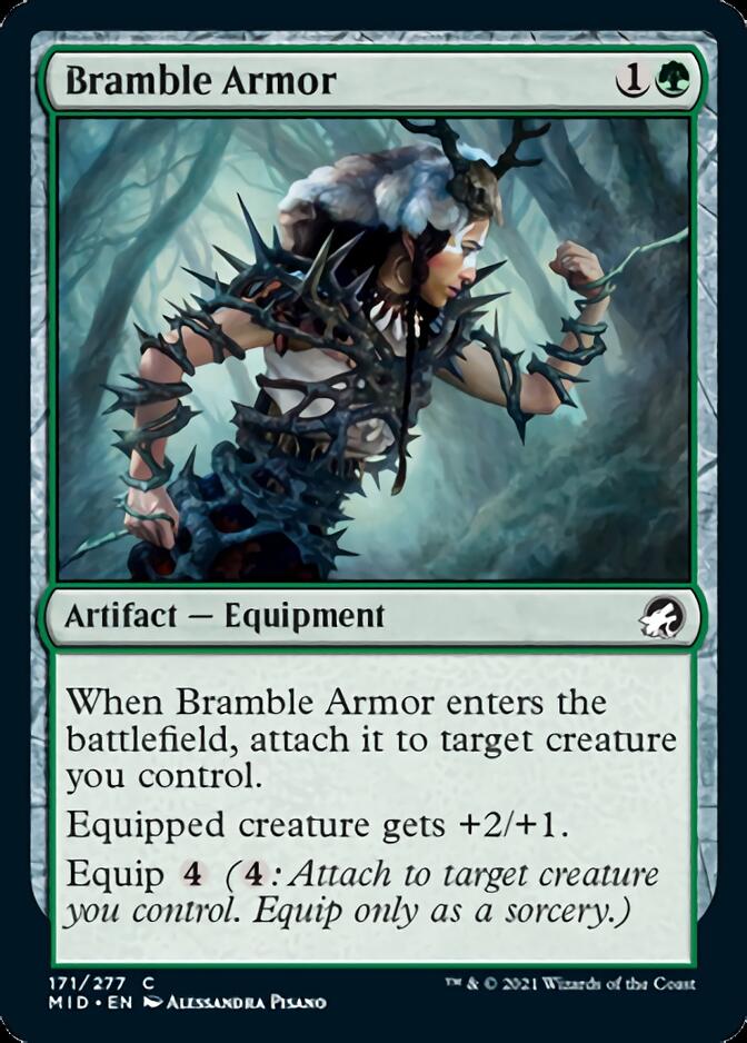 Bramble Armor [Innistrad: Midnight Hunt] | Exor Games Summserside