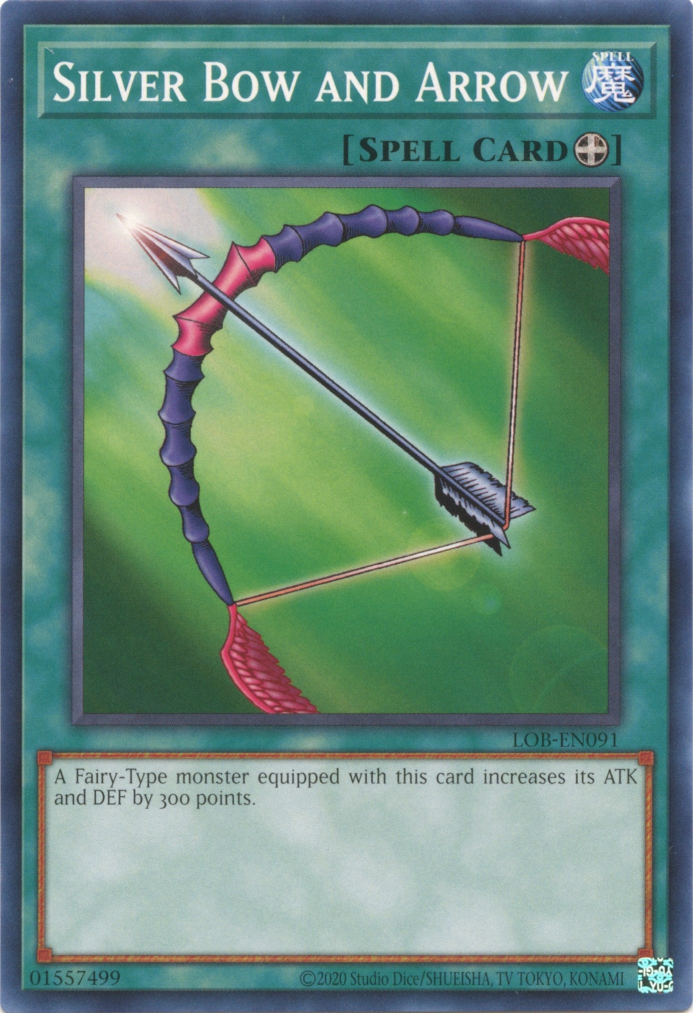 Silver Bow and Arrow (25th Anniversary) [LOB-EN091] Common | Exor Games Summserside