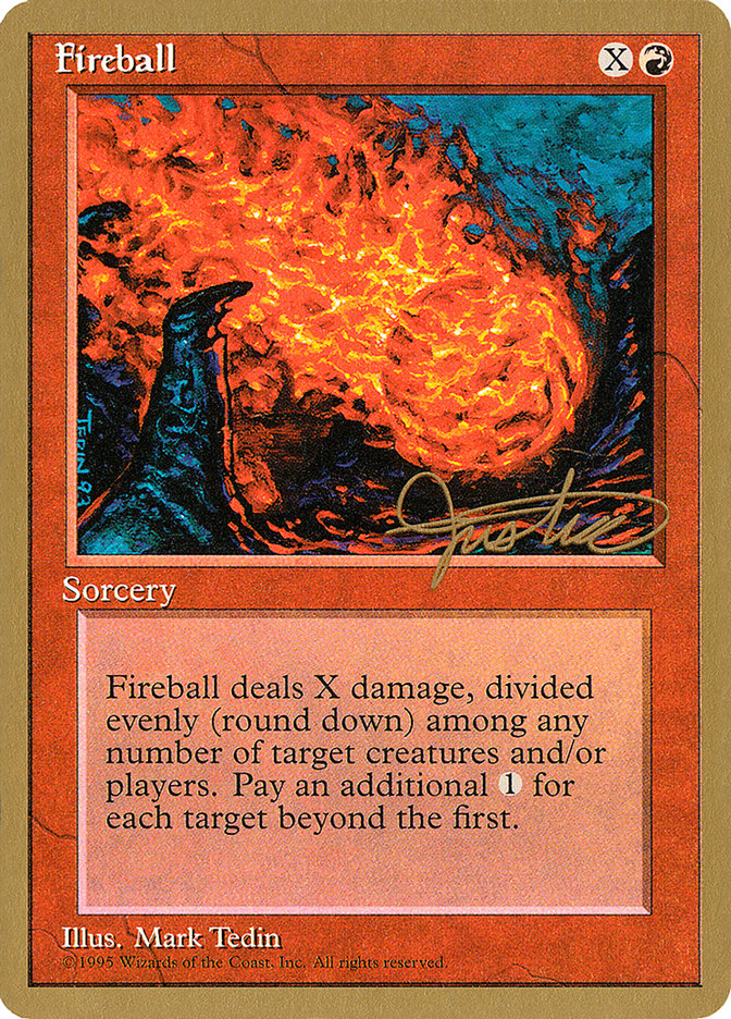 Fireball (Mark Justice) [Pro Tour Collector Set] | Exor Games Summserside