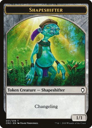 Shapeshifter Token [Commander Anthology Volume II Tokens] | Exor Games Summserside