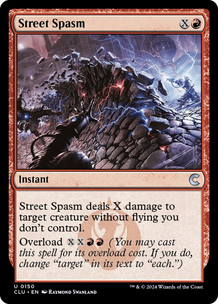Street Spasm [Ravnica: Clue Edition] | Exor Games Summserside