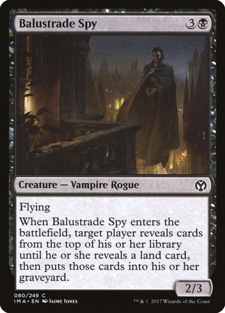 Balustrade Spy [Iconic Masters] | Exor Games Summserside