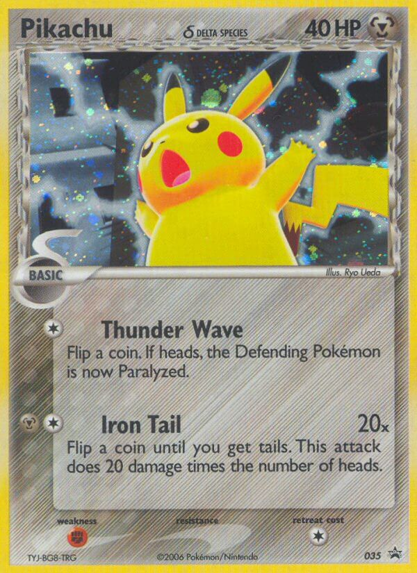 Pikachu (035) (Delta Species) [Nintendo: Black Star Promos] | Exor Games Summserside