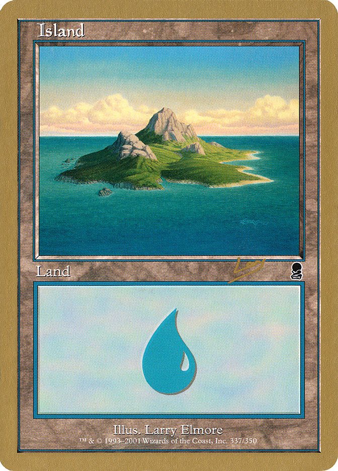 Island (rl337) (Raphael Levy) [World Championship Decks 2002] | Exor Games Summserside