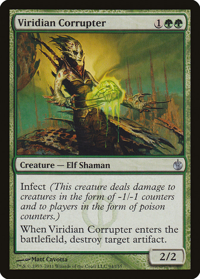 Viridian Corrupter [Mirrodin Besieged] | Exor Games Summserside