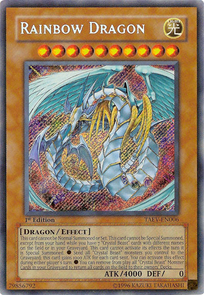 Rainbow Dragon [TAEV-EN006] Secret Rare | Exor Games Summserside