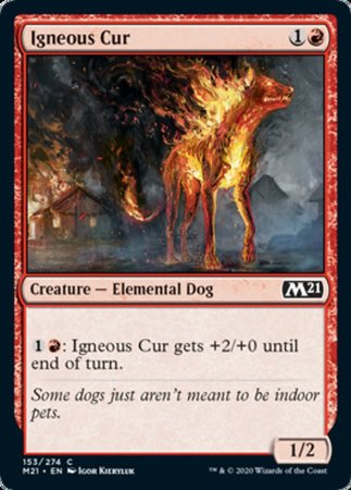 Igneous Cur [Core Set 2021] | Exor Games Summserside