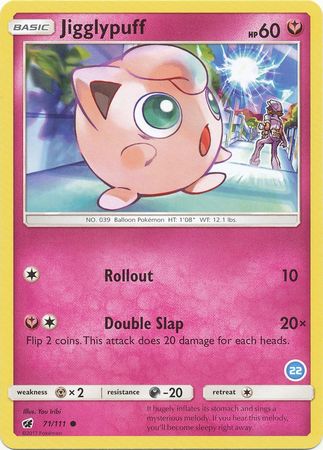 Jigglypuff (71/111) (Deck Exclusive #22) [Sun & Moon: Trainer Kit - Alolan Ninetales] | Exor Games Summserside