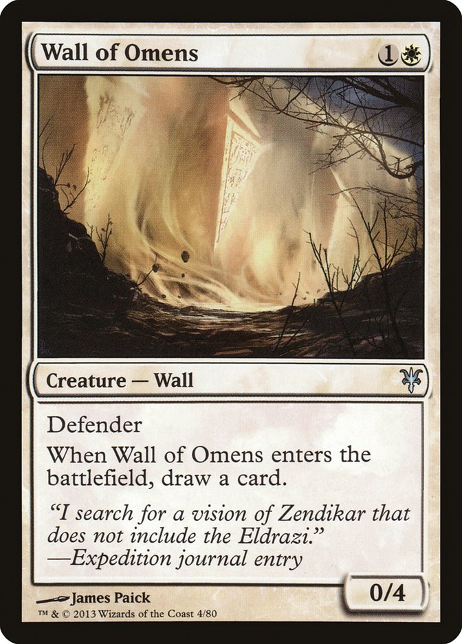 Wall of Omens [Duel Decks: Sorin vs. Tibalt] | Exor Games Summserside