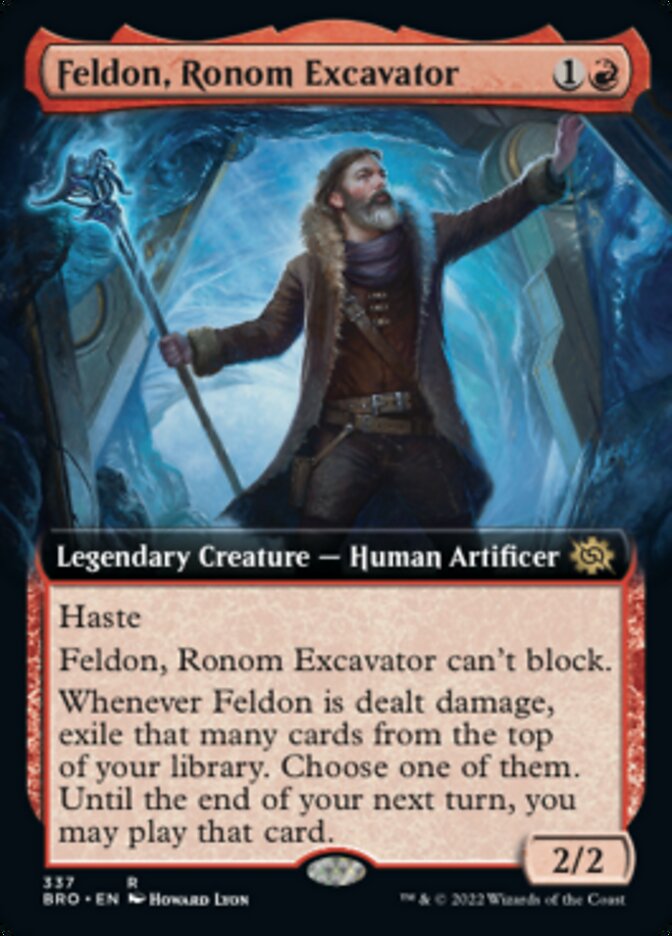 Feldon, Ronom Excavator (Extended Art) [The Brothers' War] | Exor Games Summserside
