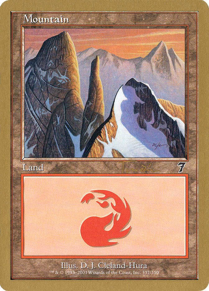 Mountain (jt337) (Jan Tomcani) [World Championship Decks 2001] | Exor Games Summserside