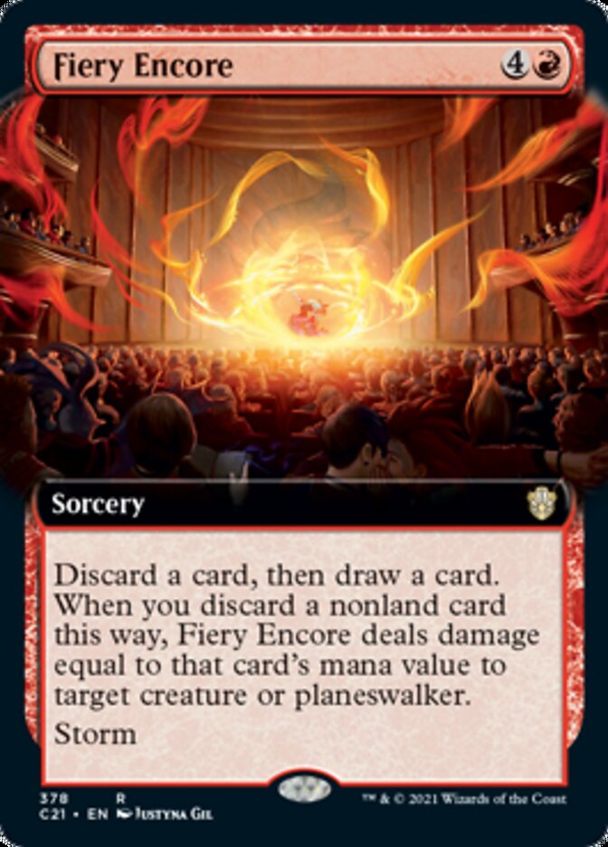Fiery Encore (Extended) [Commander 2021] | Exor Games Summserside