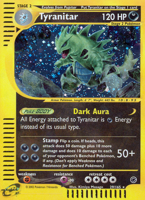 Tyranitar (29/165) [Expedition: Base Set] | Exor Games Summserside