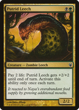 Putrid Leech [Duel Decks: Izzet vs. Golgari] | Exor Games Summserside