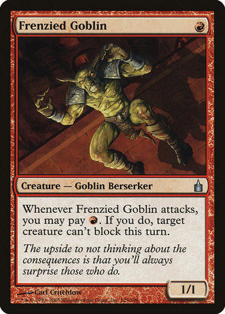 Frenzied Goblin [Ravnica: City of Guilds] | Exor Games Summserside