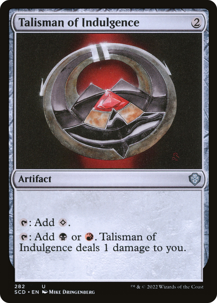 Talisman of Indulgence [Starter Commander Decks] | Exor Games Summserside