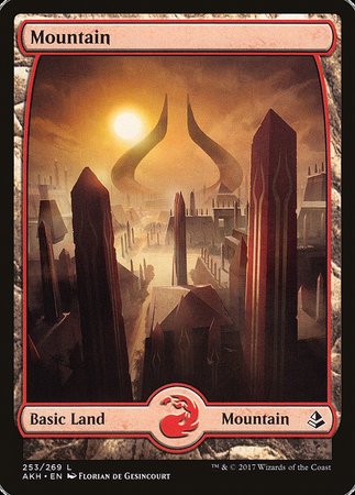 Mountain (253) - Full Art [Amonkhet] | Exor Games Summserside