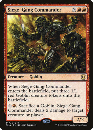 Siege-Gang Commander [Eternal Masters] | Exor Games Summserside