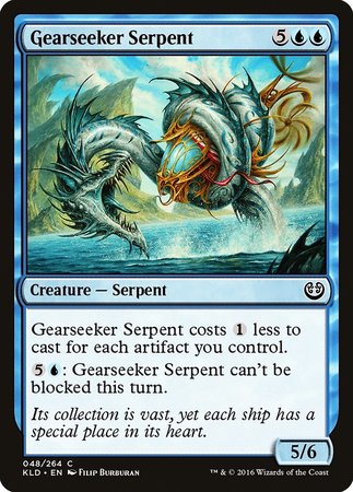 Gearseeker Serpent [Kaladesh] | Exor Games Summserside