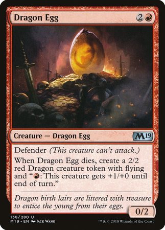 Dragon Egg [Core Set 2019] | Exor Games Summserside