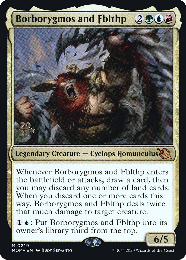 Borborygmos and Fblthp [March of the Machine Prerelease Promos] | Exor Games Summserside