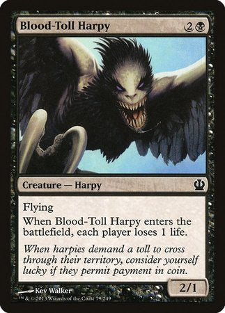 Blood-Toll Harpy [Theros] | Exor Games Summserside