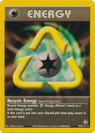 Recycle Energy (105/111) [Neo Genesis Unlimited] | Exor Games Summserside
