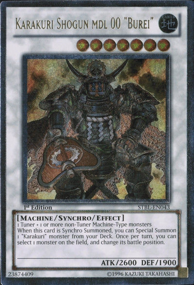 Karakuri Shogun mdl 00 "Burei" [STBL-EN043] Ultimate Rare | Exor Games Summserside