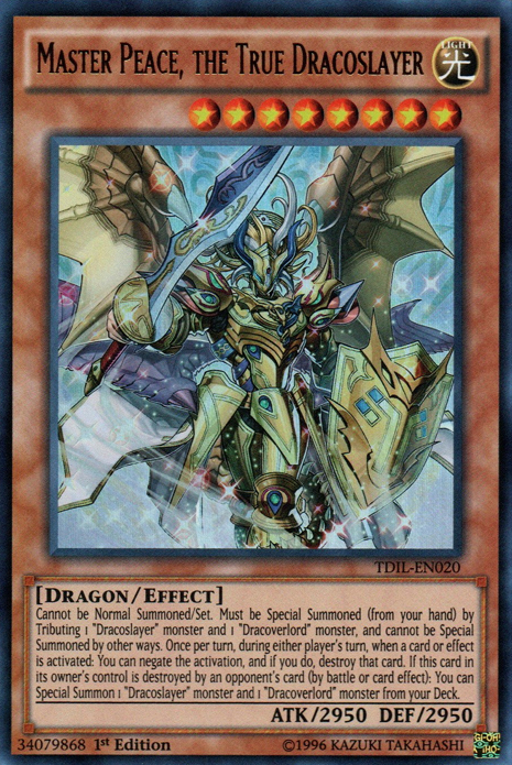 Master Peace, the True Dracoslayer [TDIL-EN020] Ultra Rare | Exor Games Summserside