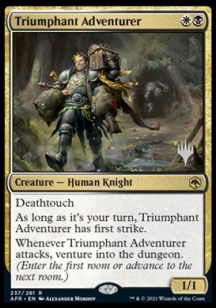 Triumphant Adventurer (Promo Pack) [Dungeons & Dragons: Adventures in the Forgotten Realms Promos] | Exor Games Summserside