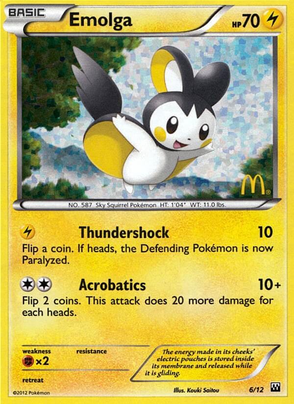 Emolga (6/12) [McDonald's Promos: 2012 Collection] | Exor Games Summserside