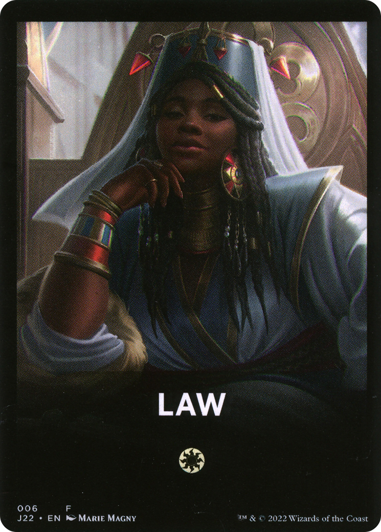 Law Theme Card [Jumpstart 2022 Front Cards] | Exor Games Summserside