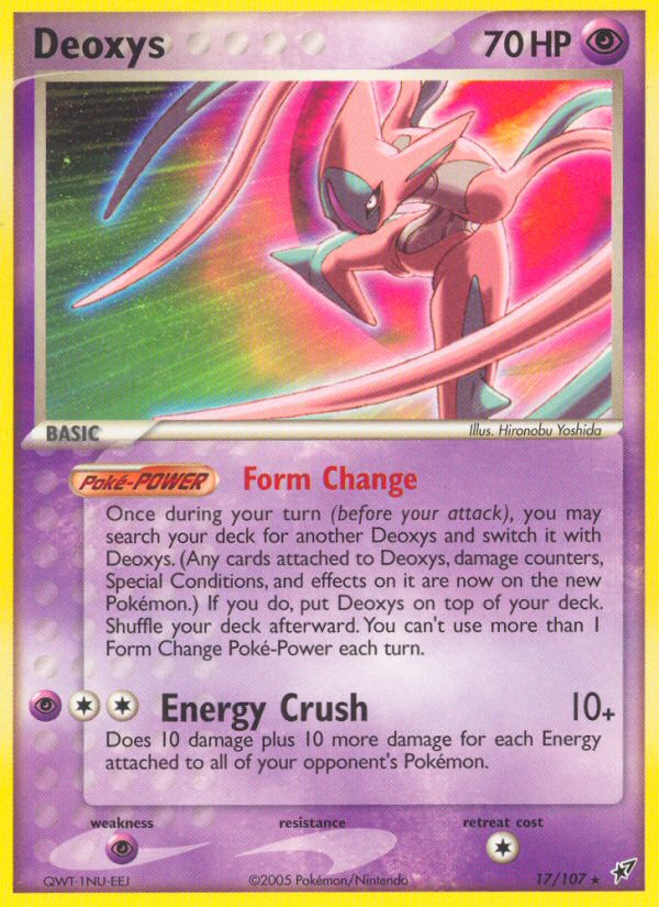 Deoxys (17/107) [EX: Deoxys] | Exor Games Summserside