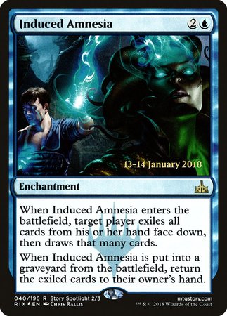 Induced Amnesia [Rivals of Ixalan Promos] | Exor Games Summserside