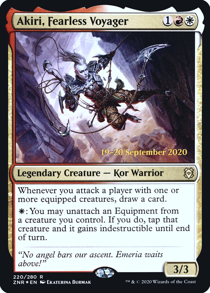 Akiri, Fearless Voyager  [Zendikar Rising Prerelease Promos] | Exor Games Summserside