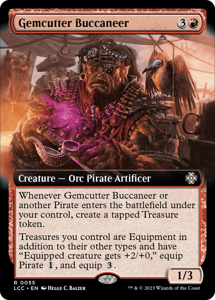 Gemcutter Buccaneer (Extended Art) [The Lost Caverns of Ixalan Commander] | Exor Games Summserside