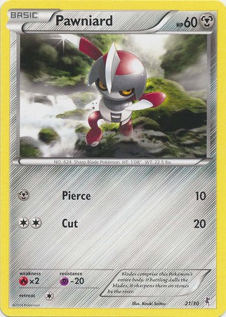 Pawniard (21/30) [XY: Trainer Kit 1 - Bisharp] | Exor Games Summserside